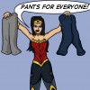 Wonder Woman – Clothed at last!
